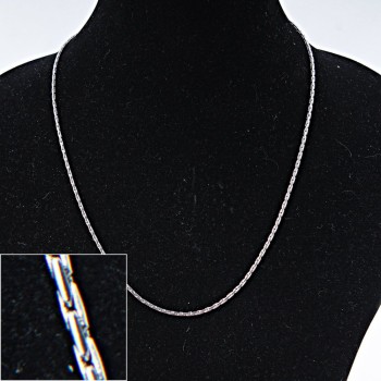 Lănțișor pentru bijuterii, lanț ancoră metalic, 50 cm