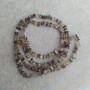 Mărgele din topaz fumuriu, piatră naturală, granule pe șnur, diametrul 6x2 mm+-, lungimea 84 cm+
