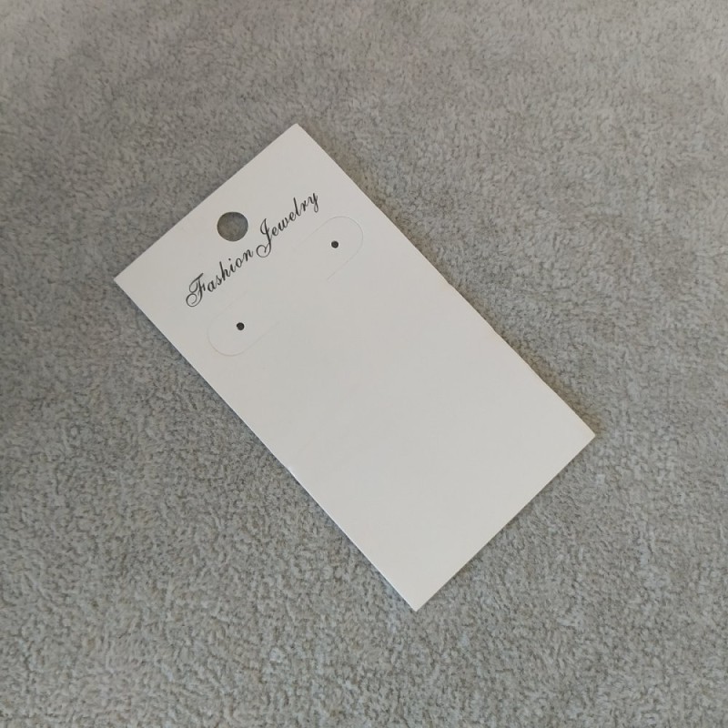 Planșetă pentru cercei 9×5 cm, set de 200 buc.