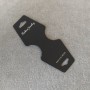 Planșetă pentru bijuterii neagră 4×10 cm, din plastic, 200 buc./pachet