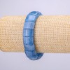 Brățară pe elastic cu acvamarin, pietre de 15×12 mm, circumferința 18 cm (+-)