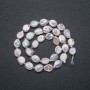Șir de perle baroce naturale, diametrul 12x9 mm, lungimea 41 cm ± cu luciu de benzină