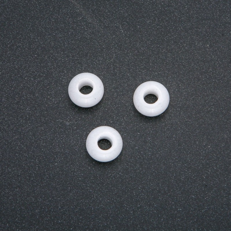 Mărgea Pandora din cuarț natural 14x7mm, diametrul găurii 5,5mm+