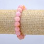 Brățară elastică din cuarț tonat, bile netede, diametrul 10 mm ±, lungime 18 cm ±
