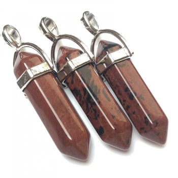 Підвіска Шестигранник Обсидіан 40х9мм+