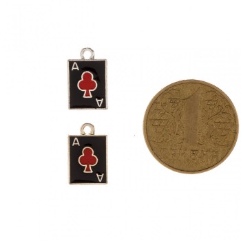 Furnitură - Pandantiv Acul de treflă, 5 buc.