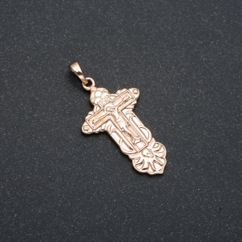 Pandantiv Xuping placat cu aur 18K — Cruce, diametrul 35×18 mm +