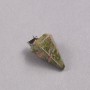 Pandantiv pendul din piatră naturală Unakit jasper 14x22x30mm+