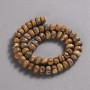 Mărgele pe șnur din piatră naturală – jasper peisaj, rondel neted, diametrul 9×7 mm, lungime 39 cm