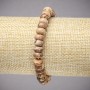 Brățară pe elastic din piatră naturală jasper peisaj, rondelle netede, diametrul 8×5 mm, lungime 18 cm+