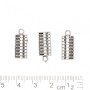 Furnitură pentru bijuterii — pandantiv „Numărătoare”, culoare metalică „argintiu”, greutate 20 g, ± 35 bucăți