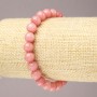 Brățară pe elastic din piatră naturală – turmalin, mărgea netedă, diametrul 8 mm+