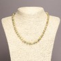 Colier din piatră naturală Jasper galben, mărgele netede, diametrul 6 mm, lungime 45 cm+
