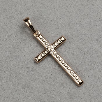 Pandant Xuping placare cu aur 18K Cruce 36x16 mm +