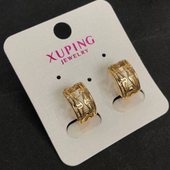 Cercei Xuping placare cu aur 18K 15x8 mm +