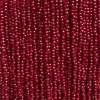 Mărgele roșii închise pe fir, cristal ceh, mat, facetate, rondel, diametrul 3×2,5 mm, lungime 36 cm +
