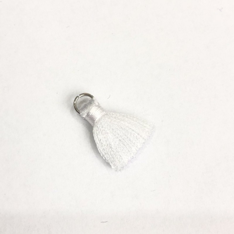 Componentă pentru handmade: Pensulă mini cu inel «mătase», lungime 2 cm, diametru 5 mm, preț per bucată