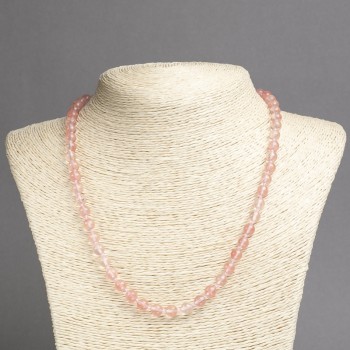 Намисто Халцедон штучний гладка кулька, діаметр 6(+-)мм, довжина 45см+