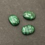 Cabochon piatră de malahit mat 20x15 mm +