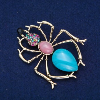 Broșă Furnică din metal auriu 72×57 mm +