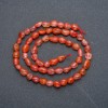 Mărgele pe șnur din sardonyx natural, fațetate, diametru 8x6 mm, lungime 40 cm +