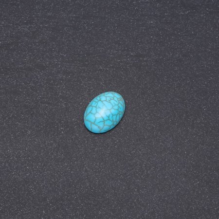 Cabochon piatră de turcoaz (presat) 20x15 mm