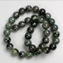 Mărgele pe fir de jasper oceanic, sferice netede, diametru 10,5 mm, lungime 38 cm