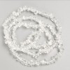 Mărgele pe șnur din piatră naturală: cristal de munte, granule de 13x4-6x3 mm (±), lungime 82 cm+