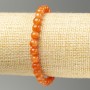 Brățară pe elastic Citrin (acrilic artificial) mărgele netede, diametru 6 mm, lungime 18 cm