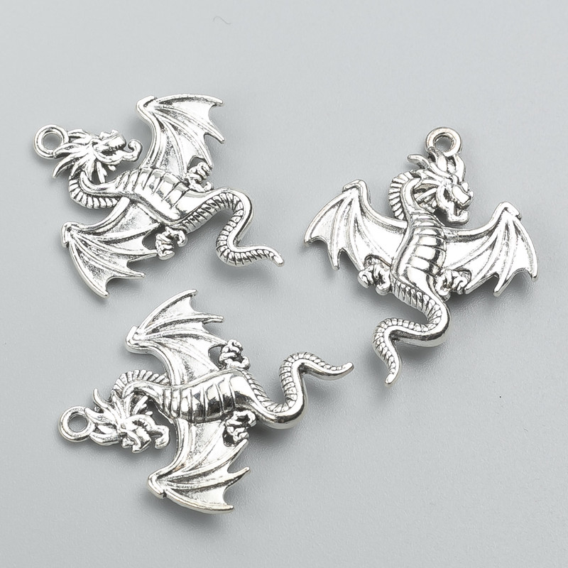 Feronerie – pandantiv Dragon 33×26 mm, ambalaj 6 buc.