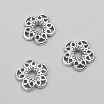 Capăt de furnitură, culoare metal argintiu, diametru 12×2(±)mm, ambalaj -20 g, 52(±) bucăți