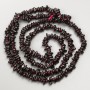 Mărgele din granat natural, granule de granat, diametrul 5–8 mm, 5×3 mm, lungime 80 cm, pe șnur