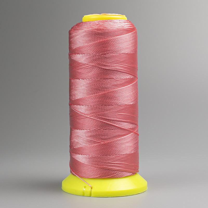 Ață de nylon pe bobină piersică, diametrul 0,6 mm, pentru lucrări manuale, 300 m