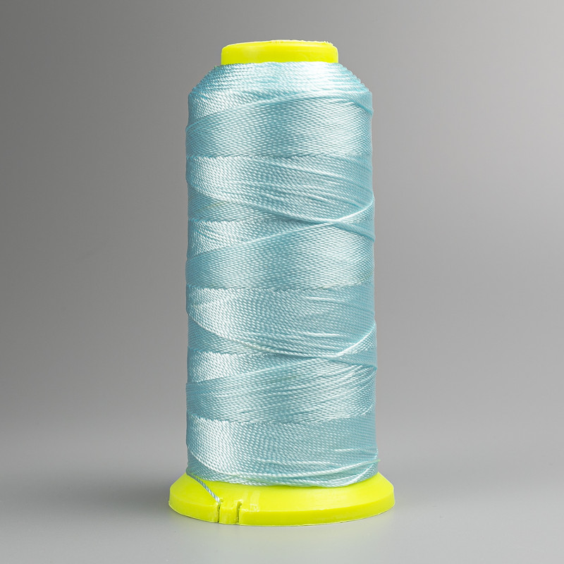 Fir de nylon pe bobină, culoare albastră, diametru 0,3 mm, pentru lucrări manuale, 300 m