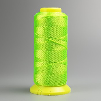 Fir bobină, culoare verde deschis intens, diametrul 0,9 mm, capron pentru handmade, 300 m
