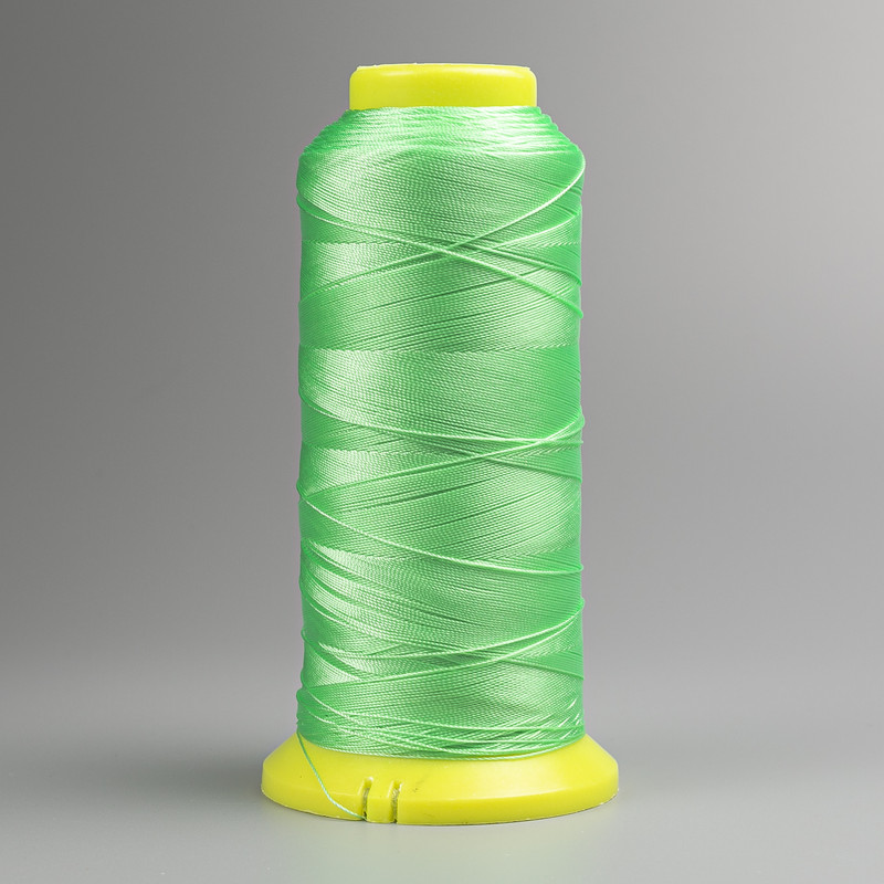 Fir bobină, culoare verde salată, diametru 0,3 mm, din nailon, pentru artizanat, 300 m
