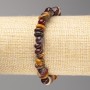 Brățară din piatră jasper Mookaite fațetată, diametrul 6×9 mm ±, pe elastic, lungime 18 cm+