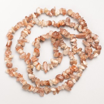 Mărgele din heliolit, piatră naturală, granule pe șnur, diametrul 9x4 mm, lungime 82 cm +/-