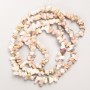 Mărgele din opal roz natural, fragmente de piatră pe fir, diametrul 9x4 mm, lungimea 80 cm