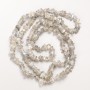 Mărgele din labradorit natural, fragmente mărunte pe fir, diametrul 7×3 mm, lungime aproximativă 80 cm