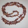 Mărgele carneol naturale – granule pe fir, diametrul 9×4 mm, lungime 84 cm +