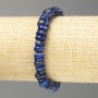 Brățară din azurit natural, mărgele rondelle, diametrul 8x3 mm (+/-), lungime 18 cm (elastic)