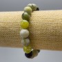 Brățară «Ofit» din acrilic, mărgele netede, diametrul 10,5 mm, lungime 18 cm (elastică)