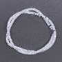 Mărgele din sidef tonat în nuanță mentă, disc, diametru 4×2 mm, lungime 40 cm, pe fir