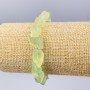 Brățară din nefrit brut, piatră naturală cu fațete, diametrul 10×13 mm, lungime 18 cm (elastic)