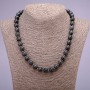 Colier din labradorit natural, mărgele netede de 10 mm, lungime 45 cm