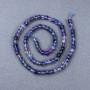 Mărgele din fluorit, piatră naturală, cuburi tăiate pe șnur, diametru aproximativ 4,5×4,5 mm, lungime 38 cm
