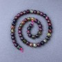 Mărgele din turmalin, piatră naturală tăiate cuburi pe șnur, diametrul 7×7 mm ±, lungime 38 cm ±