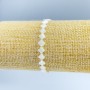 Brățară din sidef — trifoi cu patru foi, diametrul 6x6x2 mm, lungime 18 cm (elastic)