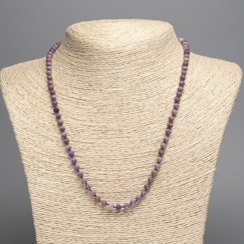 Colier din fosfosiderit natural, rondel fațetat, diametru 4x5 mm, lungime 48 cm +